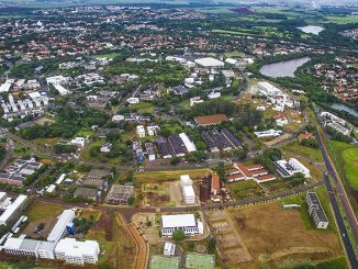 Imagem aérea do campus da Universidade Estadual de Campinas