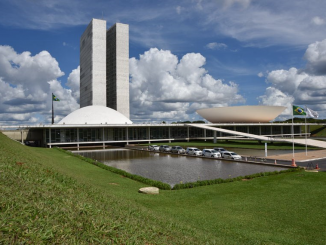 Foto da fachada do Congresso Nacional, em Brasília