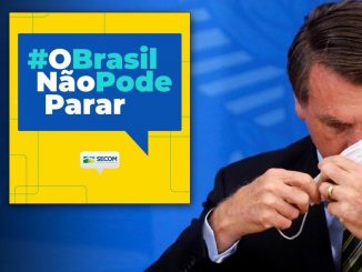 Campanha O Brasil não pode parar. Foto: Divulgação