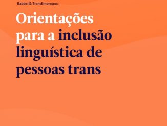 Inclusão linguística de pessoas trans. Livro professora UFSC IEG